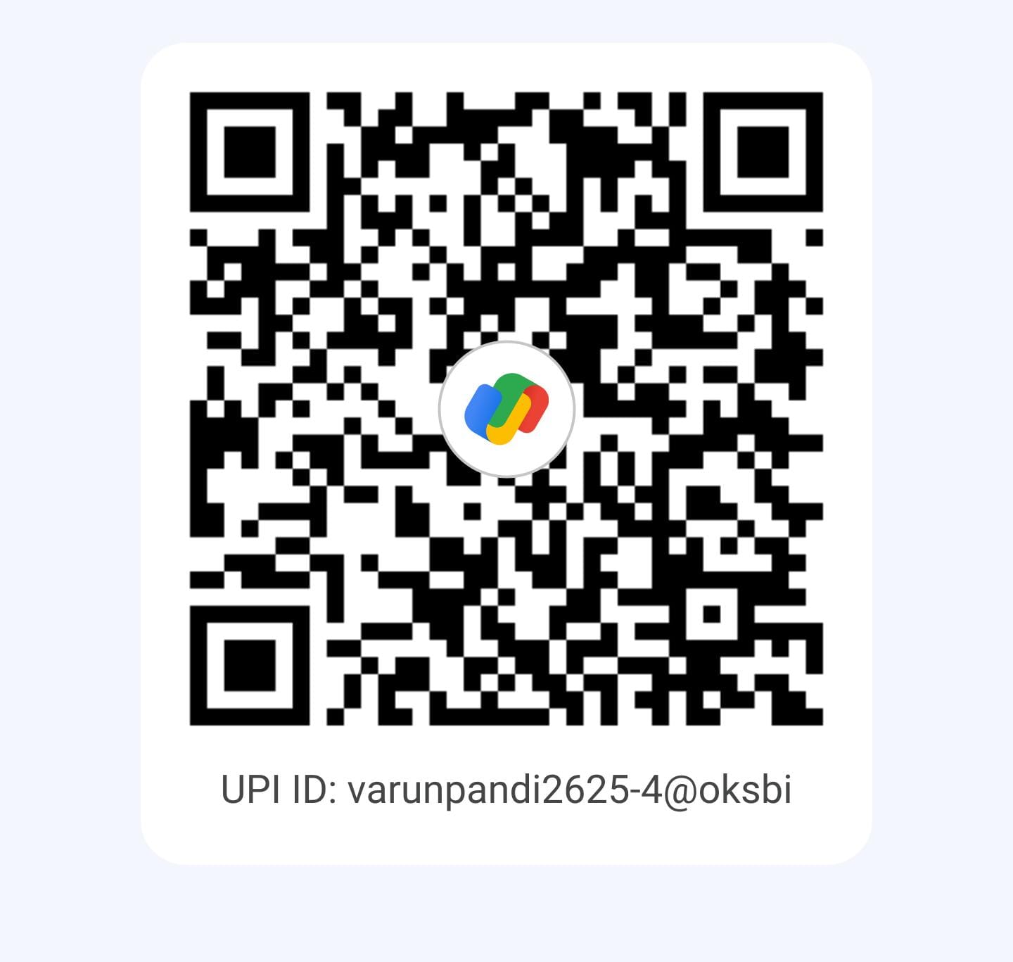 GPAY payment QR code